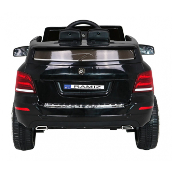 Autko City Rider dla dzieci Czarny + Pilot + Regulacja kierownicy + Wolny Start + MP3 USB + LED